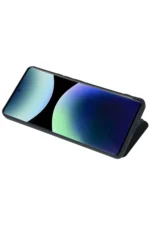 Uray store Xiaomi Redmi Note 14 Pro 5G Kılıf Flip Cover - Koyu Yeşil - Görsel 4