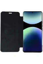 Uray store Xiaomi Redmi Note 14 Pro 5G Kılıf Flip Cover - Koyu Yeşil - Görsel 5