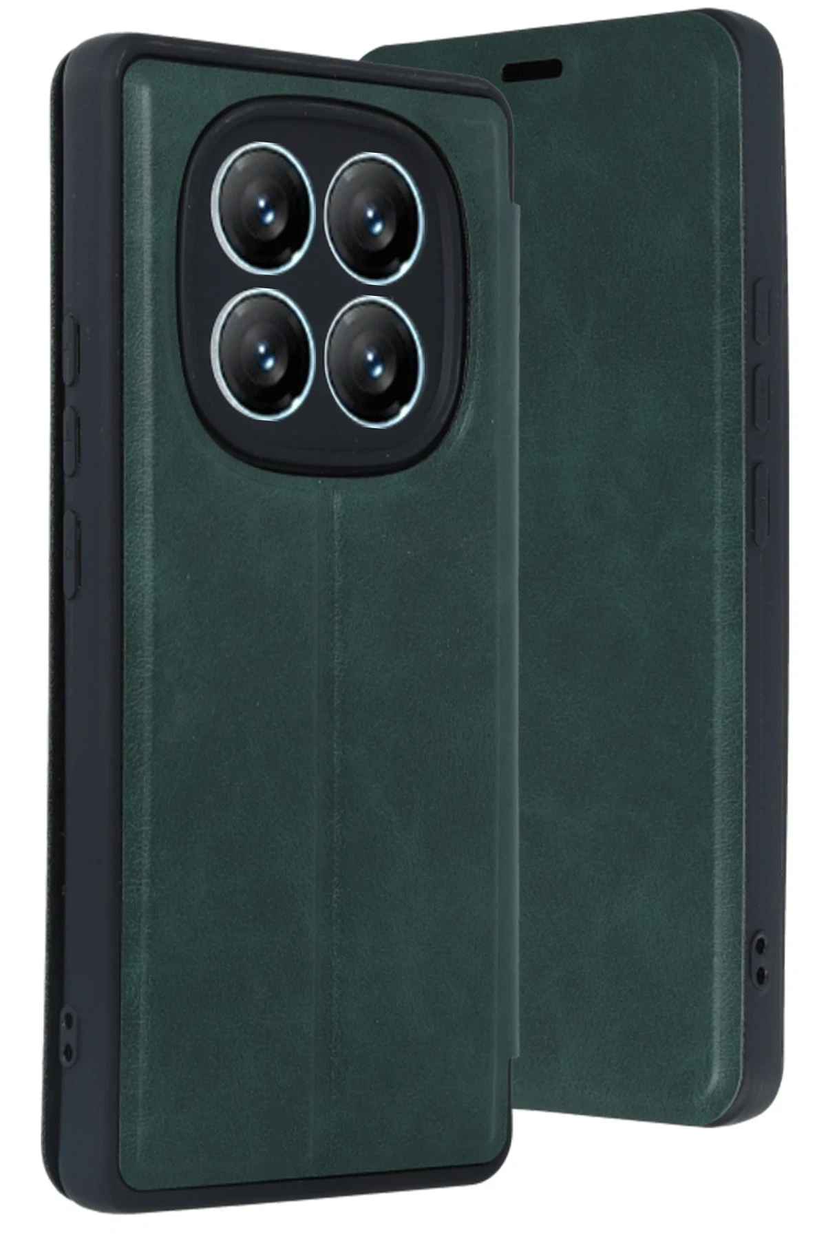 newface-xiaomi-redmi-note-14-pro-5g-kilif-flip-cover-koyu-yesil-default Uray store Xiaomi Redmi Note 14 Pro 5G Kılıf Flip Cover - Koyu Yeşil - Görsel 1