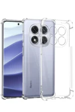 Uray store Xiaomi Redmi Note 14 Pro 5G Kılıf Lüx Şeffaf Silikon - Görsel 4