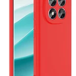 Uray store Xiaomi Redmi Note 14 Pro 5G Kılıf Nano içi Kadife Silikon - Kırmızı