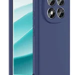 Uray store Xiaomi Redmi Note 14 Pro 5G Kılıf Nano içi Kadife Silikon - Lacivert
