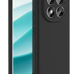 Uray store Xiaomi Redmi Note 14 Pro 5G Kılıf Nano içi Kadife Silikon - Siyah