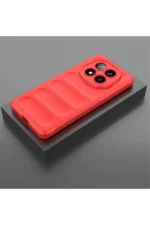Uray store Xiaomi Redmi Note 14 Pro 5G Kılıf Optimum Silikon - Kırmızı - Görsel 3