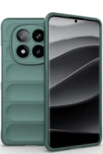 Uray store Xiaomi Redmi Note 14 Pro 5G Kılıf Optimum Silikon - Koyu Yeşil