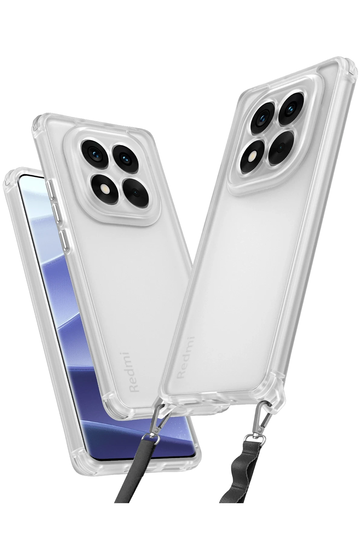 newface-xiaomi-redmi-note-14-pro-5g-kilif-penta-silikon-kilif-seffaf-default Uray store Xiaomi Redmi Note 14 Pro 5G Kılıf Penta Silikon Kılıf - Şeffaf - Görsel 1
