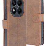 Uray store Xiaomi Redmi Note 14 Pro 5G Kılıf Trend S Plus Kapaklı Kılıf - Taba