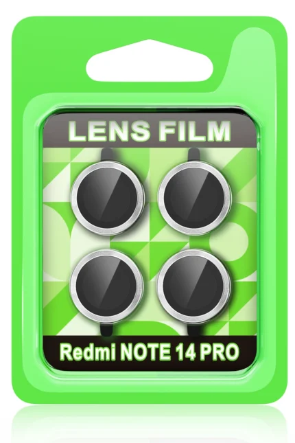 Uray store Xiaomi Redmi Note 14 Pro 5G Raze Metal Kamera Lens - Gümüş