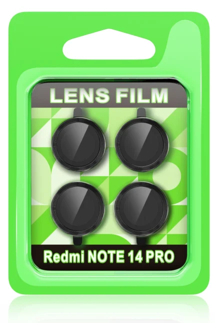 Uray store Xiaomi Redmi Note 14 Pro 5G Raze Metal Kamera Lens - Siyah