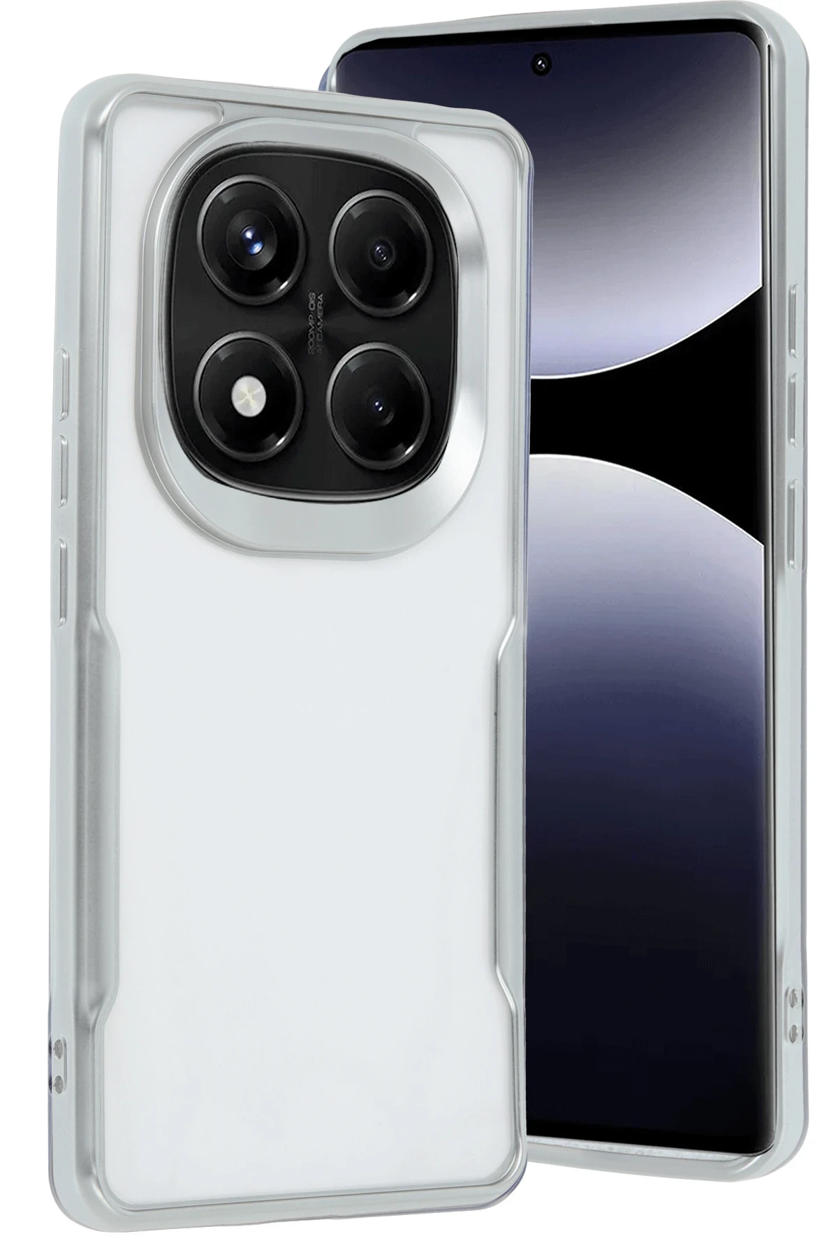 newface-xiaomi-redmi-note-14-pro-plus-kilif-boyi-silikon-kapak-gumus-default Uray store Xiaomi Redmi Note 14 Pro Plus Kılıf Boyi Silikon Kapak - Gümüş - Görsel 1