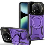 Uray store Xiaomi Redmi Note 14 Pro Plus Kılıf Joy Lens Standlı Kapak - Mor