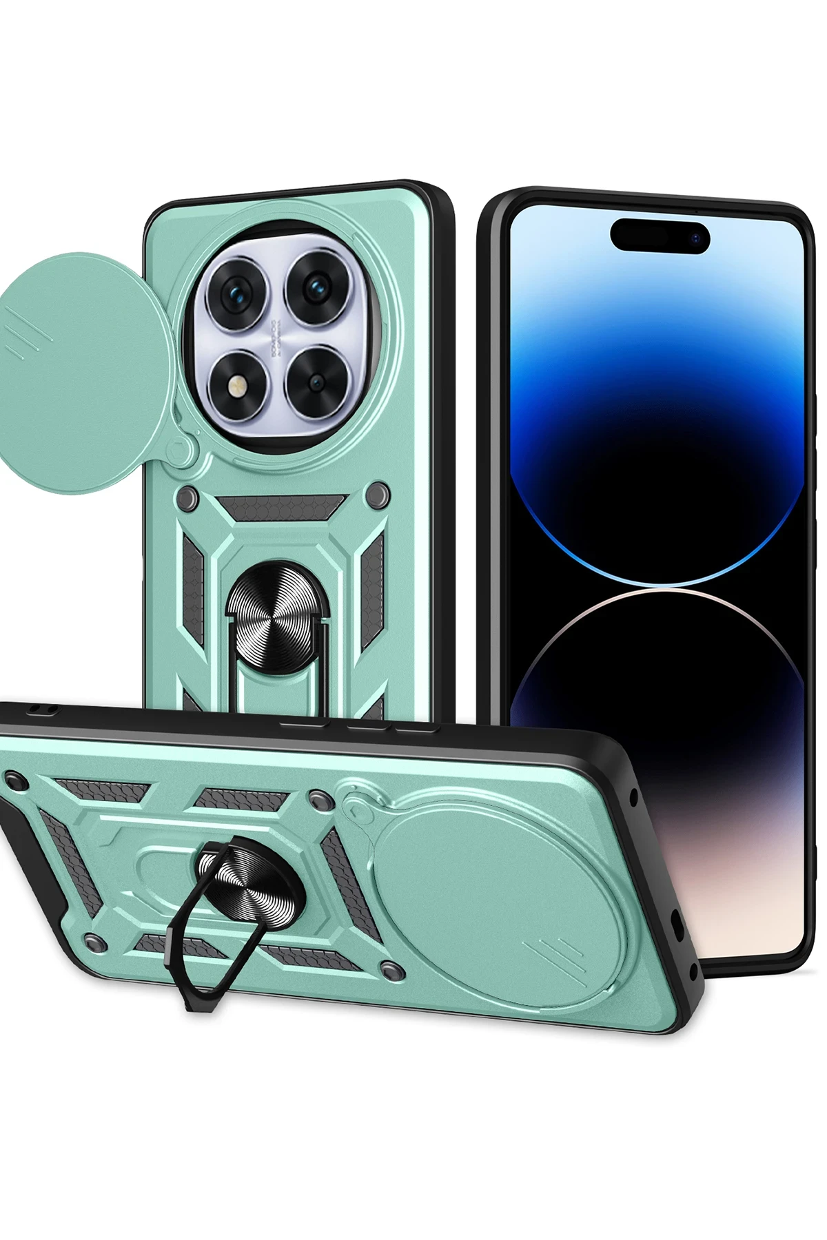 newface-xiaomi-redmi-note-14-pro-plus-kilif-pars-lens-yuzuklu-silikon-yesil-default Uray store Xiaomi Redmi Note 14 Pro Plus Kılıf Pars Lens Yüzüklü Silikon - Yeşil - Görsel 1