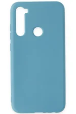 Uray store Xiaomi Redmi Note 8 Kılıf Nano içi Kadife Silikon - Mavi