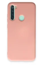 Uray store Xiaomi Redmi Note 8 Kılıf Nano içi Kadife Silikon - Pudra