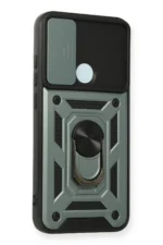 Uray store Xiaomi Redmi Note 8 Kılıf Pars Lens Yüzüklü Silikon - Yeşil - Görsel 2