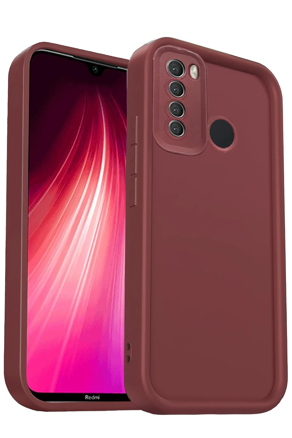 newface-xiaomi-redmi-note-8-kilif-viera-silikon-bordo-default Uray store Xiaomi Redmi Note 8 Kılıf Viera Silikon - Bordo - Görsel 1