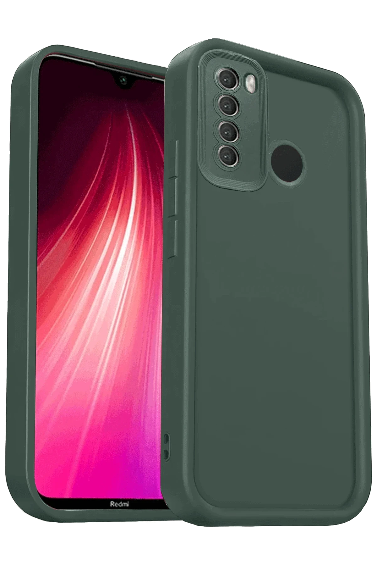 newface-xiaomi-redmi-note-8-kilif-viera-silikon-koyu-yesil-default Uray store Xiaomi Redmi Note 8 Kılıf Viera Silikon - Koyu Yeşil - Görsel 1