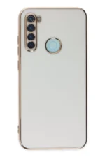 Uray store Xiaomi Redmi Note 8 Kılıf Volet Silikon - Beyaz