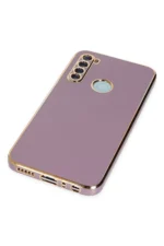 Uray store Xiaomi Redmi Note 8 Kılıf Volet Silikon - Mor - Görsel 4