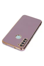 Uray store Xiaomi Redmi Note 8 Kılıf Volet Silikon - Mor - Görsel 5