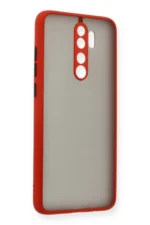 Uray store Xiaomi Redmi Note 8 Pro Kılıf Montreal Silikon Kapak - Kırmızı