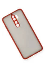 Uray store Xiaomi Redmi Note 8 Pro Kılıf Montreal Silikon Kapak - Kırmızı - Görsel 3