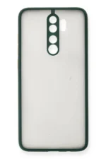 Uray store Xiaomi Redmi Note 8 Pro Kılıf Montreal Silikon Kapak - Yeşil - Görsel 2