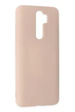 Uray store Xiaomi Redmi Note 8 Pro Kılıf Nano içi Kadife Silikon - Pudra - Görsel 2
