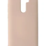 Uray store Xiaomi Redmi Note 8 Pro Kılıf Nano içi Kadife Silikon - Pudra