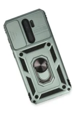 Uray store Xiaomi Redmi Note 8 Pro Kılıf Pars Lens Yüzüklü Silikon - Yeşil - Görsel 3