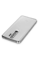 Uray store Xiaomi Redmi Note 8 Pro Kılıf Razer Lensli Silikon - Gümüş - Görsel 3