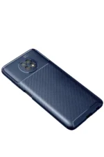 Uray store Xiaomi Redmi Note 9 5G Kılıf Auto Focus Karbon Kapak - Lacivert - Görsel 2