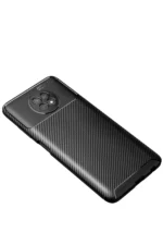 Uray store Xiaomi Redmi Note 9 5G Kılıf Auto Focus Karbon Kapak - Siyah - Görsel 2