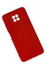 Uray store Xiaomi Redmi Note 9 5G Kılıf Nano içi Kadife Silikon - Kırmızı - Görsel 2