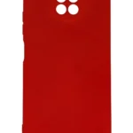 Uray store Xiaomi Redmi Note 9 5G Kılıf Nano içi Kadife Silikon - Kırmızı