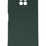 Uray store Xiaomi Redmi Note 9 5G Kılıf Nano içi Kadife Silikon - Koyu Yeşil