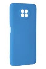 Uray store Xiaomi Redmi Note 9 5G Kılıf Nano içi Kadife Silikon - Mavi - Görsel 3