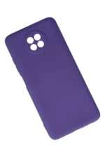 Uray store Xiaomi Redmi Note 9 5G Kılıf Nano içi Kadife Silikon - Mor - Görsel 2