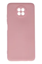 Uray store Xiaomi Redmi Note 9 5G Kılıf Nano içi Kadife Silikon - Pembe