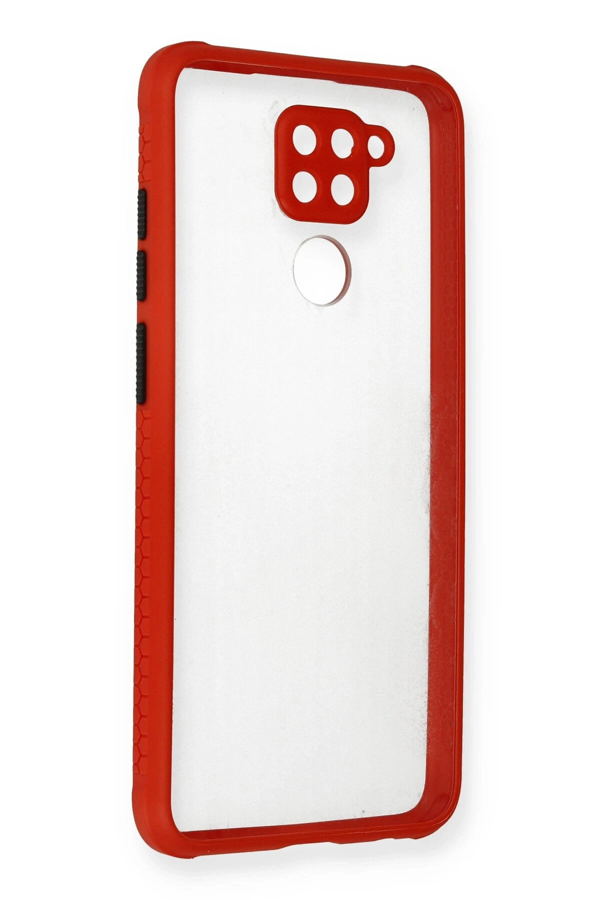 newface-xiaomi-redmi-note-9-kilif-miami-seffaf-silikon-kirmizi-default Uray store Xiaomi Redmi Note 9 Kılıf Miami Şeffaf Silikon - Kırmızı - Görsel 1