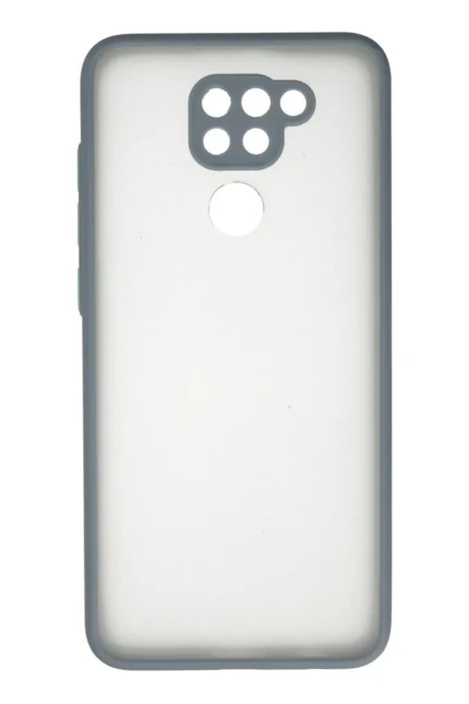 Uray store Xiaomi Redmi Note 9 Kılıf Montreal Silikon Kapak - Gri