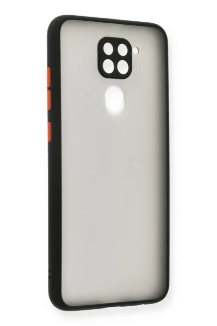 Uray store Xiaomi Redmi Note 9 Kılıf Montreal Silikon Kapak - Siyah