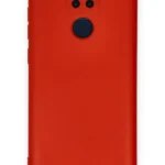 Uray store Xiaomi Redmi Note 9 Kılıf Nano içi Kadife Silikon - Kırmızı