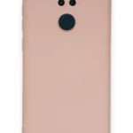 Uray store Xiaomi Redmi Note 9 Kılıf Nano içi Kadife Silikon - Pudra