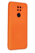 Uray store Xiaomi Redmi Note 9 Kılıf Nano içi Kadife Silikon - Turuncu - Görsel 3
