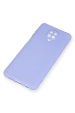 Uray store Xiaomi Redmi Note 9 Pro Kılıf Nano içi Kadife Silikon - Lila - Görsel 2