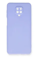 Uray store Xiaomi Redmi Note 9 Pro Kılıf Nano içi Kadife Silikon - Lila