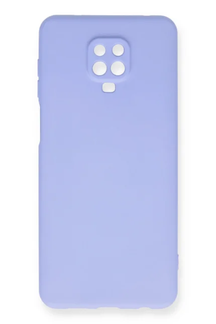 Uray store Xiaomi Redmi Note 9 Pro Kılıf Nano içi Kadife Silikon - Lila