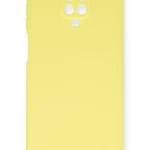 Uray store Xiaomi Redmi Note 9 Pro Kılıf Nano içi Kadife Silikon - Sarı