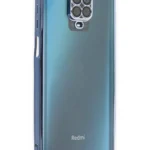 Uray store Xiaomi Redmi Note 9 Pro Kılıf Razer Lensli Silikon - Açık Mavi